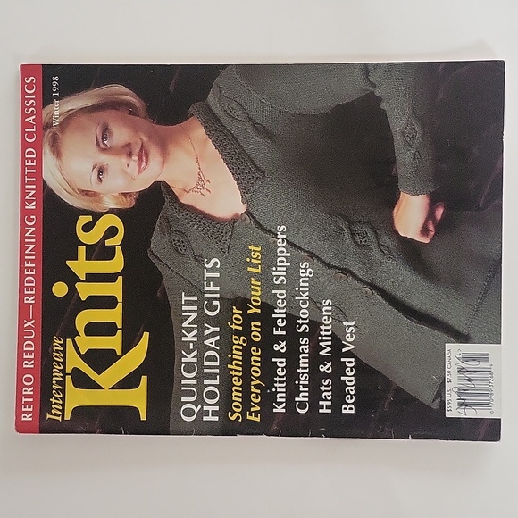 Interweave Knits Magazine Winter 1998 Quick Knit Holiday Gifts - Picture 2 of 16